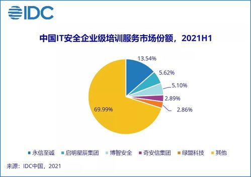 2021年上半年中國IT安全服務市場強勁增長，整體收入達11.1億美元